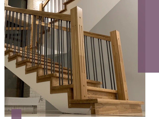 Реставрация деревянных и металлических лестниц в Искитиме