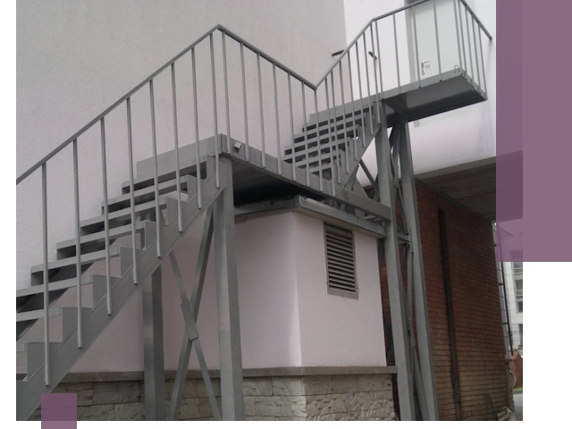 Монтаж пожарных лестниц под ключ в Искитиме с гарантией качества