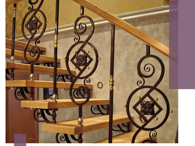 Изготовление кованых лестниц под ключ в Искитиме