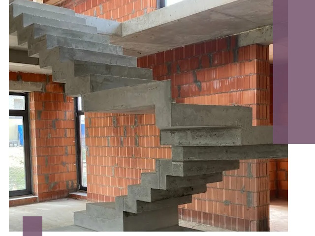 Изготовление бетонных лестниц под ключ в Искитиме