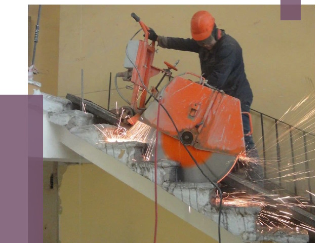 Демонтаж бетонных лестниц в Искитиме от 4586 руб. за м2 | ПРОЛЁТ-Скм