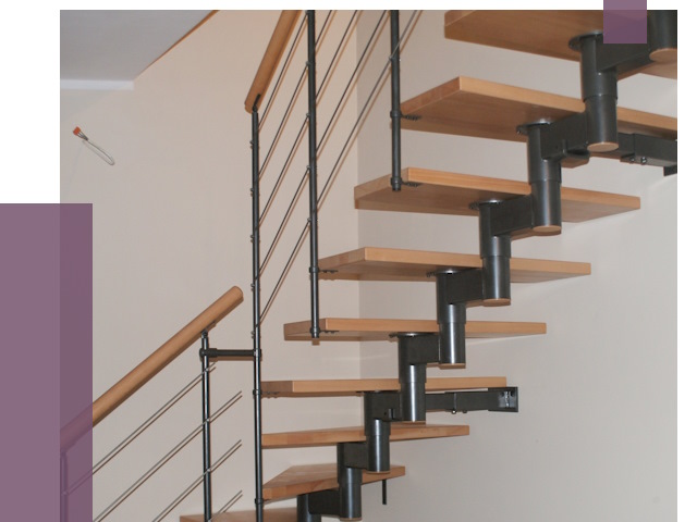 Изготовление модульных лестниц в Искитиме от 11466 руб. 