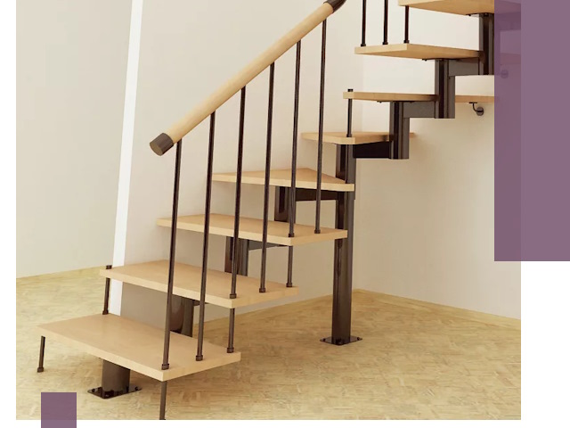 Монтаж лестниц на больцах в Искитиме — быстро и надежно