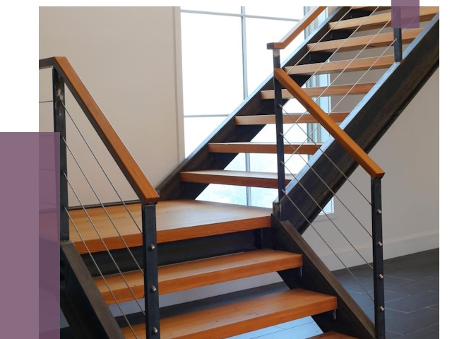 Изготовление лестниц на металлокаркасе в Искитиме от 18855 руб. | ПРОЛЁТ-Скм