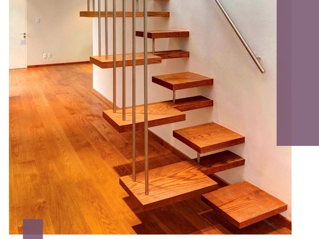 Лестницы «гусиный шаг» на заказ в Искитиме для узких пространств