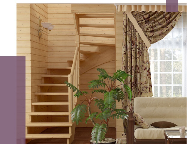 Лестницы для дачи в Искитиме от 75676 руб.  | ПРОЛЁТ-Скм