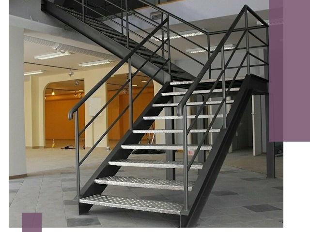 Лестницы для офиса в Искитиме: изготовление, монтаж, демонтаж