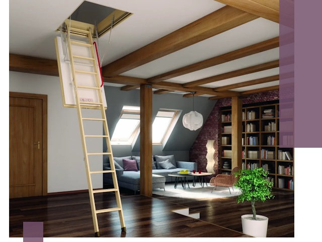 Чердачные лестницы под ключ в Искитиме: изготовление и монтаж