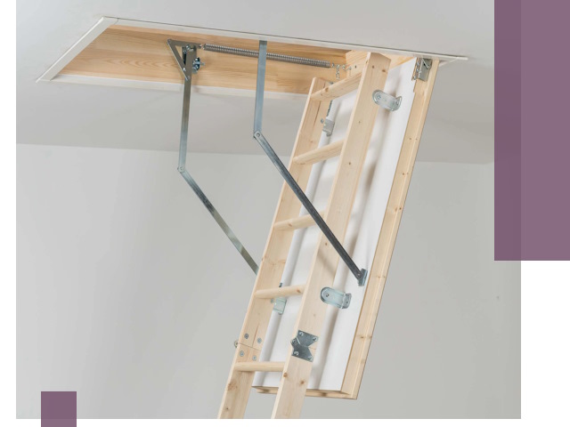 Установка чердачной лестницы под ключ в Искитиме