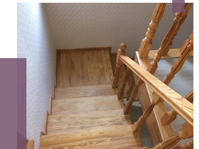 Сосновые лестницы в Искитиме под ключ от 8052 руб.  | ПРОЛЁТ-Скм