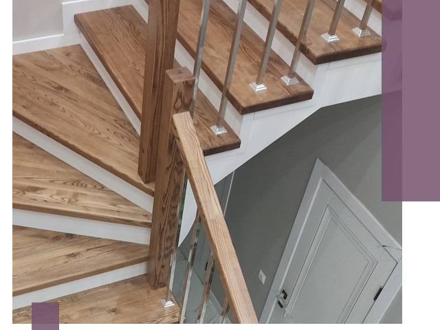 Обшивка металлических лестниц под ключ в Искитиме