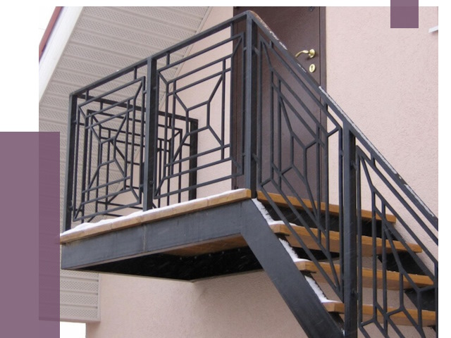 Металлические перила в Искитиме от 4281 руб.  | ПРОЛЁТ-Скм