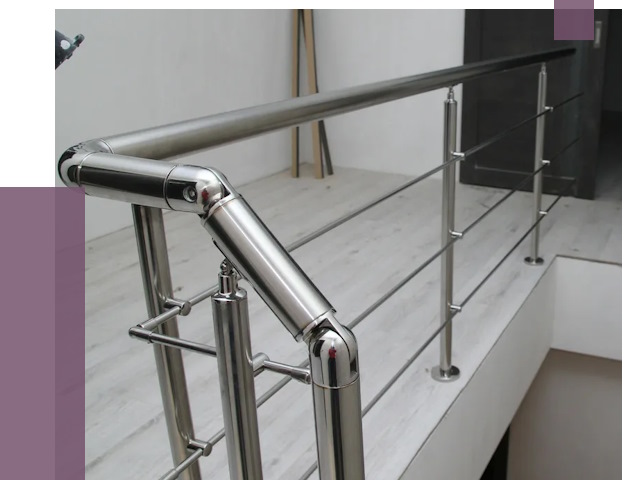 Перила из нержавеющей стали в Искитиме от 8969 руб. под ключ | ПРОЛЁТ-Скм