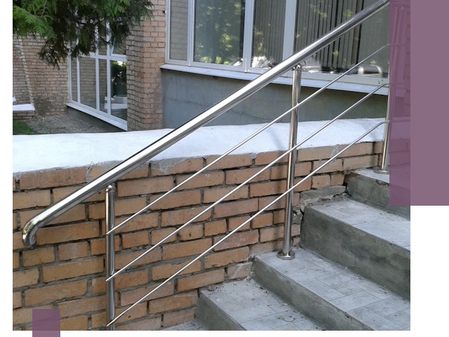 Перила из нержавеющей стали высокого качества в Искитиме