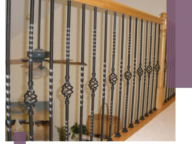 Изготовление и монтаж кованных перил в Искитиме под ключ