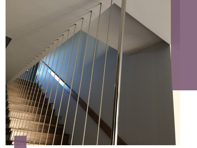 Тросовые перила под ключ в Искитиме — производство и монтаж