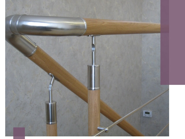 Комбинированные перила на заказ в Искитиме — монтаж и производство