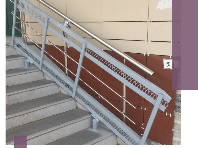 Изготовление откидных пандусов под ключ в Искитиме