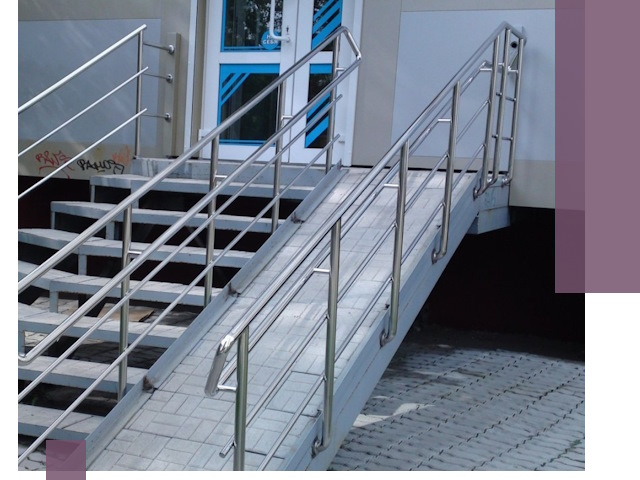 Пандус на крыльцо под ключ в Искитиме: монтаж и изготовление