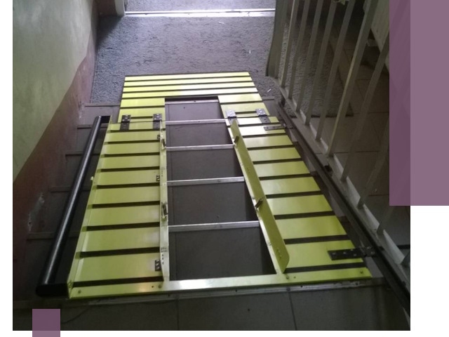 Профессиональный монтаж пандуса в подъезд в Искитиме