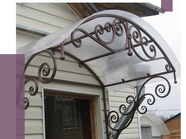 Изготовление козырьков в Искитиме от 7338 руб. — заказать | ПРОЛЁТ-Скм