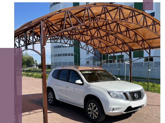 Недорогие навесы в Искитиме от 42806 руб.  | ПРОЛЁТ-Скм