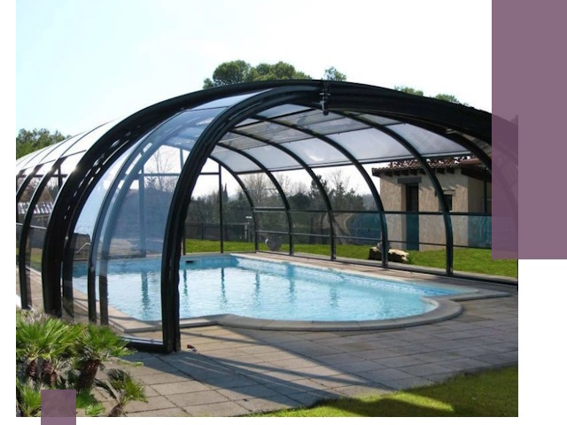 Навесы для бассейна в Искитиме: изготовление и монтаж под ключ