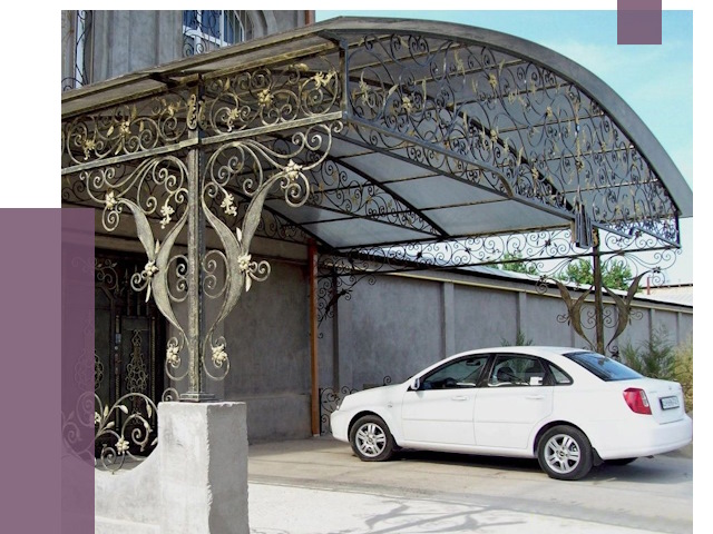 Кованые навесы в Искитиме от 14524 руб. | ПРОЛЁТ-Скм