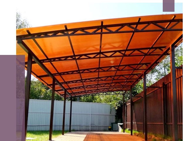 Односкатные навесы под ключ в Искитиме от 13097 руб. 