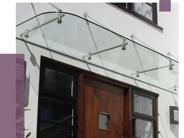 Стеклянные козырьки в Искитиме от 18855 руб. | ПРОЛЁТ-Скм