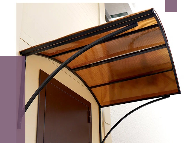 Недорогие козырьки в Искитиме от 7562 руб.  | ПРОЛЁТ-Скм