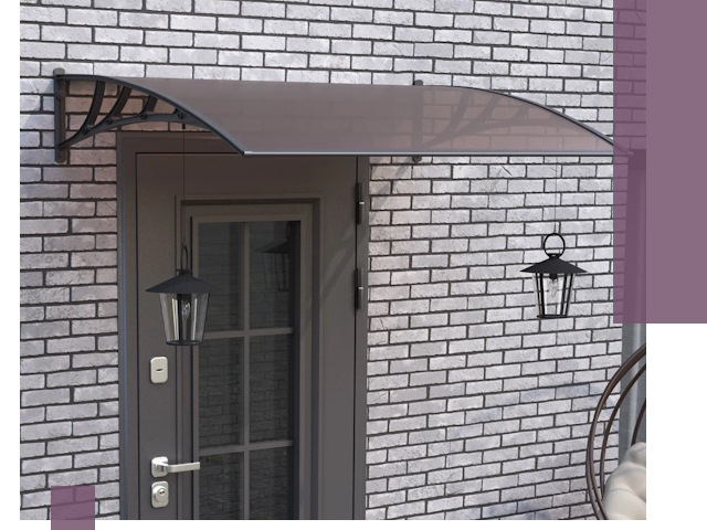 Недорогие козырьки и навесы под ключ в Искитиме