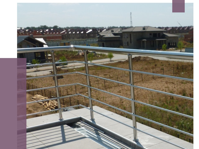 Парапеты из нержавеющей стали в Искитиме от 7950 руб. за м² | ПРОЛЁТ-Скм