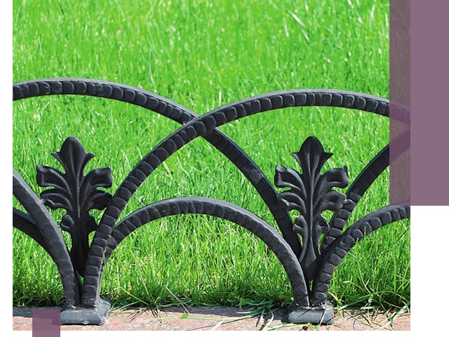 Декоративные металлические бордюры под ключ в Искитиме