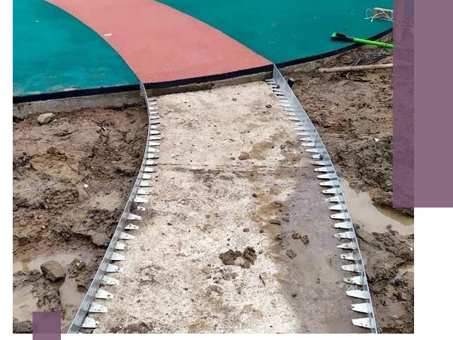 Металлические бордюры для дорожек в Искитиме — монтаж и изготовление