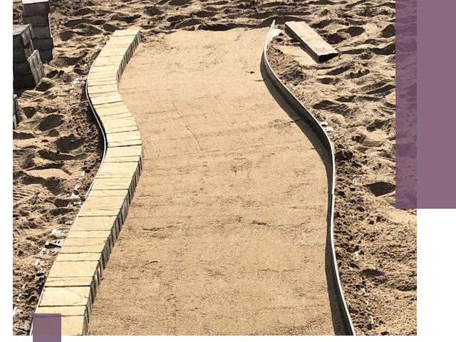 Металлические бордюры для тротуаров в Искитиме — прочные и долговечные