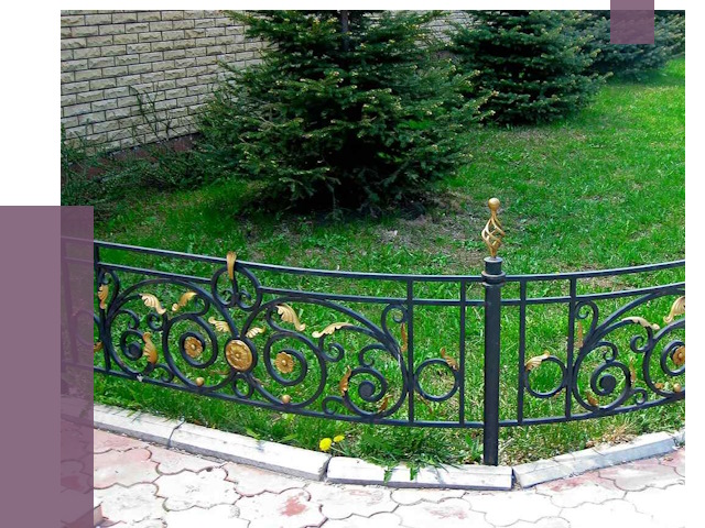 Кованые газонные ограждения в Искитиме от 7593 руб. — ПРОЛЁТ-Скм