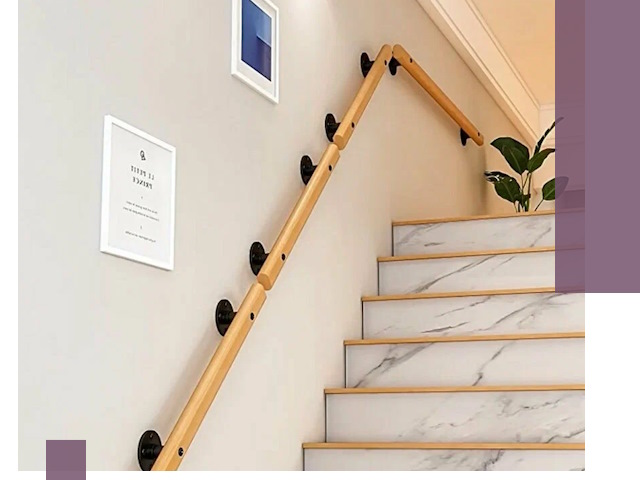 Поручни металлические и деревянные под ключ в Искитиме